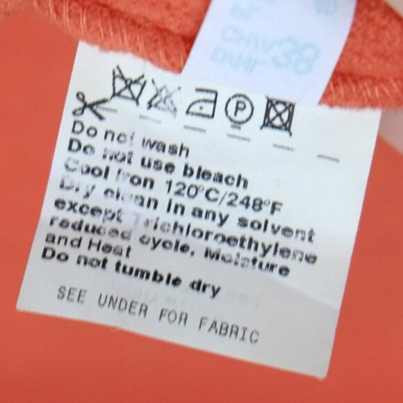 Gerry Weber orange boiled wool cardigan/blazer - Picture 6 of 6